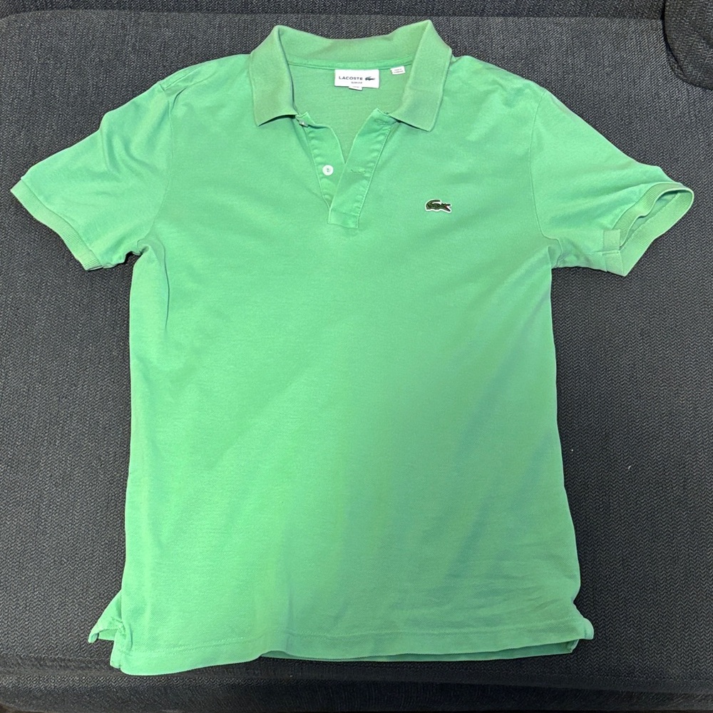 Lacoste Men's Polo Shirt in Vibrant Green - Picture 1 of 1